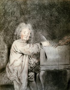 Jean-Ferry Rebel (1666-1747), ca. 1715 von Jean Antoine Watteau